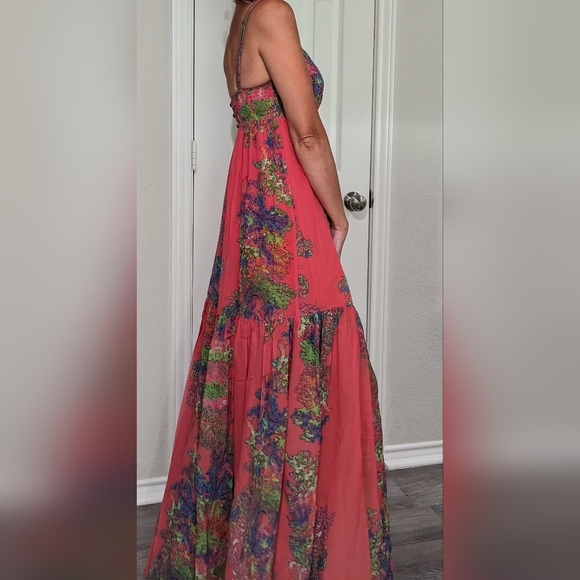 Halston silk maxi dress - Picture 6 of 8